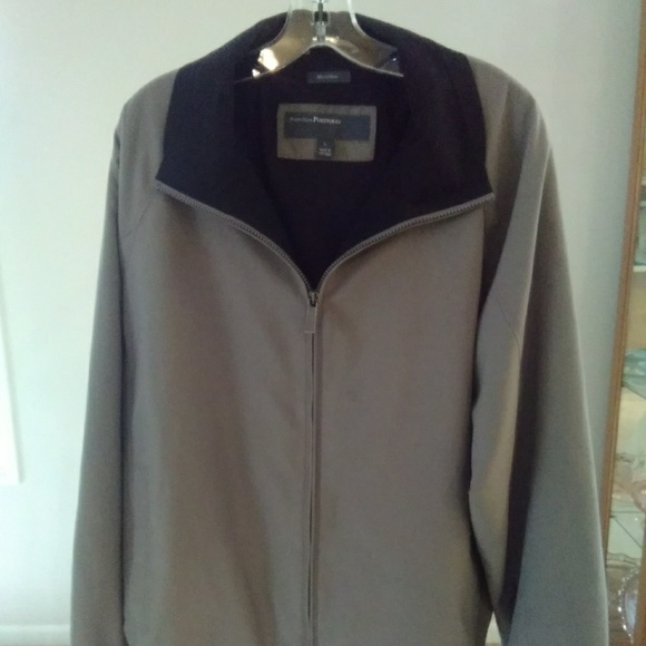 Perry Ellis Portfolio microfiber jacket EUC - Picture 1 of 2